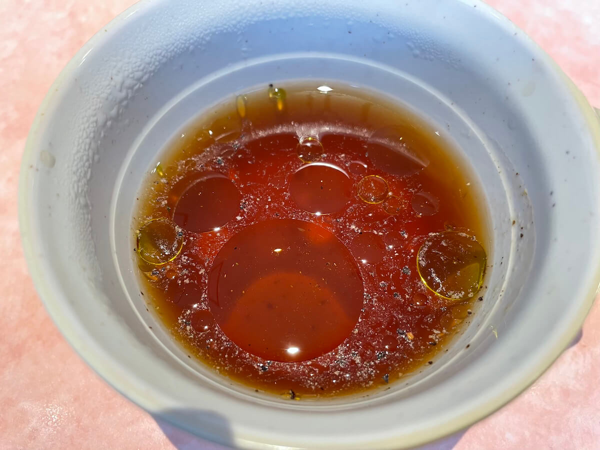 【サイゼリヤ】ランチスープ、5人に2人がやる無料アレンジがうますぎた！　速水もこみちにもおすすめ！の画像5